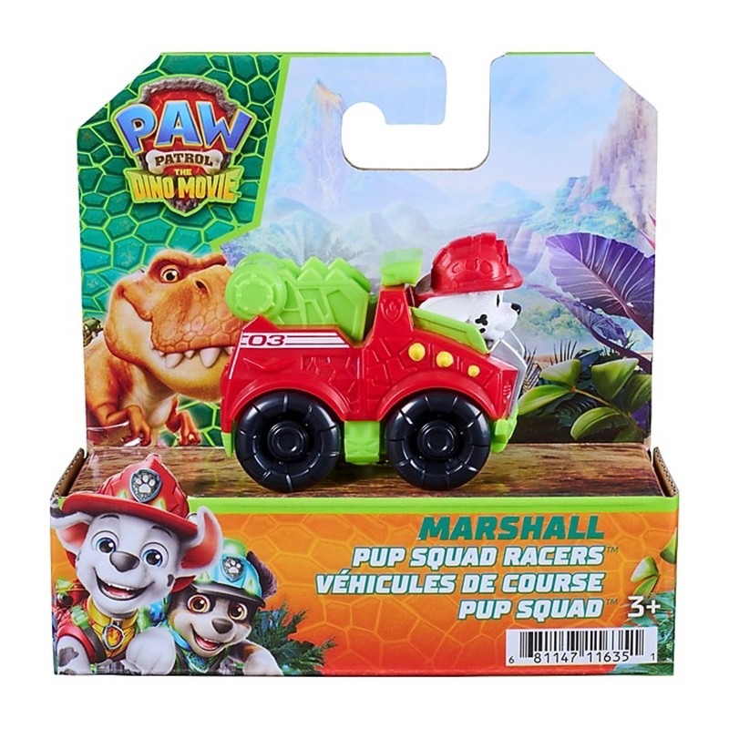 Patrulla Canina Vehículo Pup Squad Racers Dino - Marshall