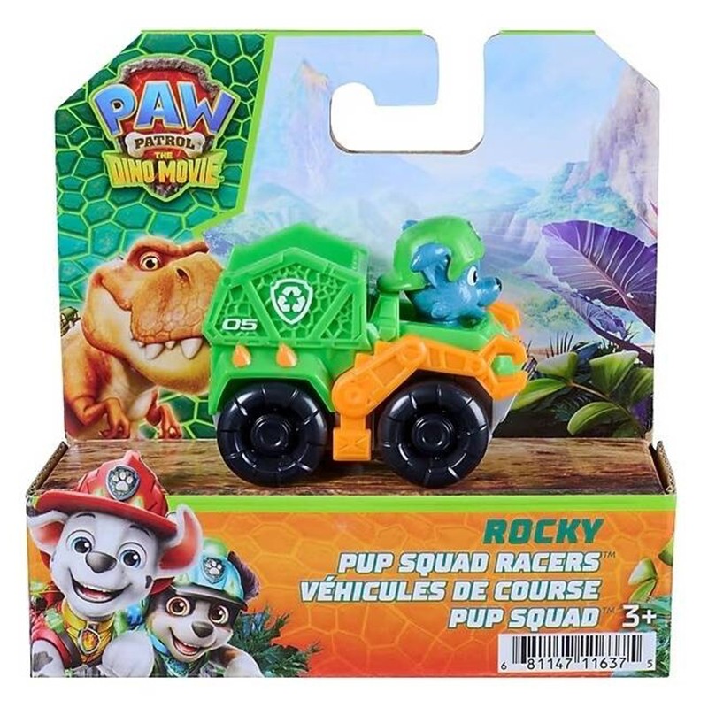 Patrulla Canina Vehículo Pup Squad Racers Dino - Rocky