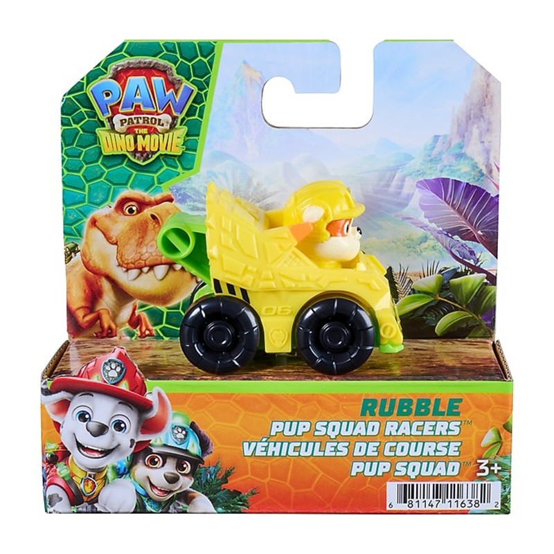 Patrulla Canina Vehículo Pup Squad Racers Dino - Rubble