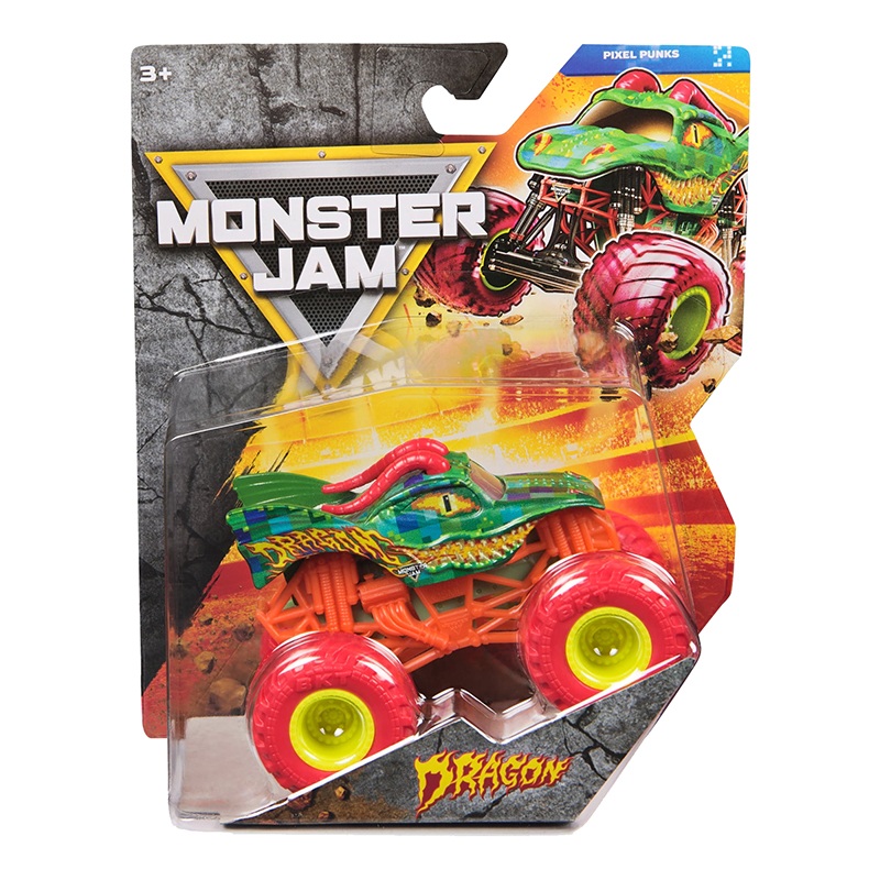 Monster Jam Veículo Dragão 1:64
