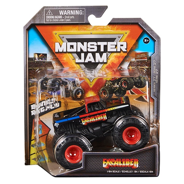 Monster Jam Vehicle Excaliber 1:64 - Imagem 1