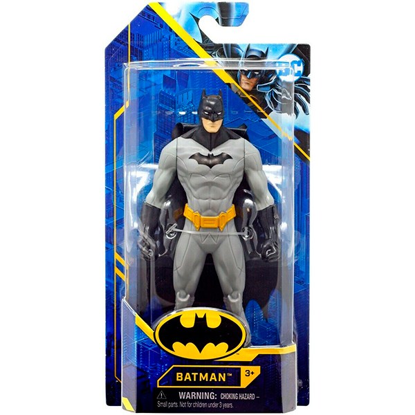 DC Comics Figura Batman Cinza 15cm - Imagem 1