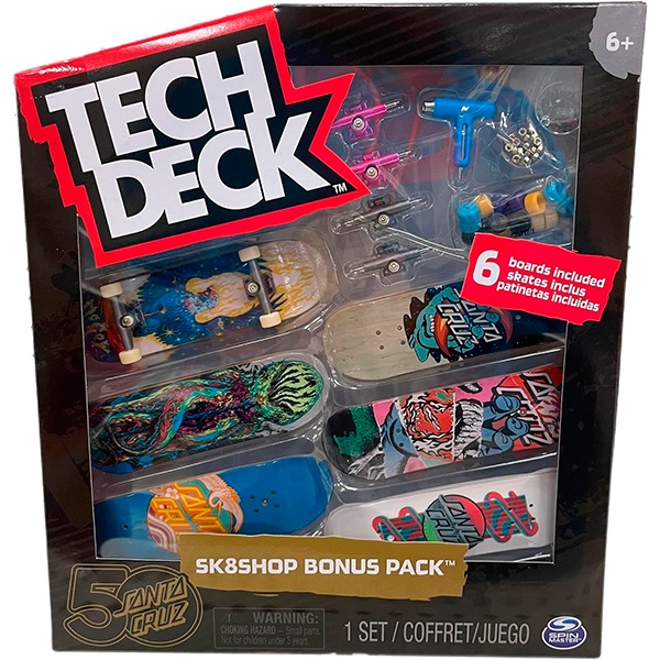 Tech Deck Bonus Pack Santa Cruz - Imatge 1