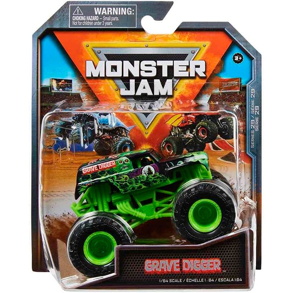 Monster Jam Grave Digger Verde 1:64 - Imatge 1