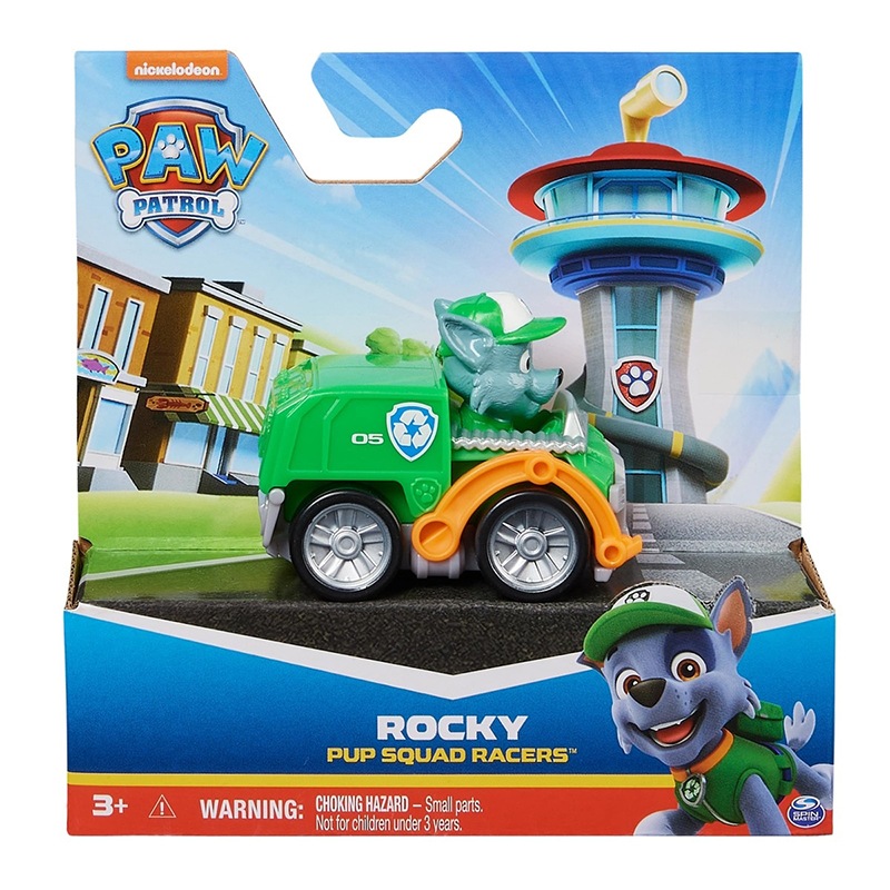Paw Patrol Vehículo Rocky Pup Squad Racers