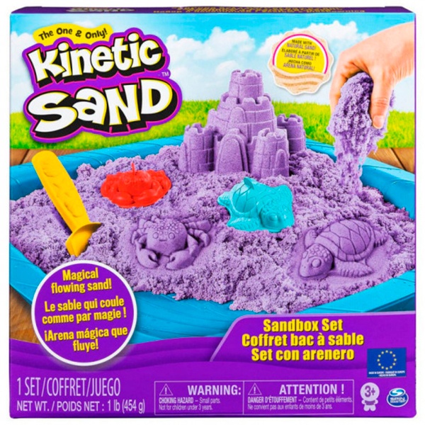 Kinetic Sand Set con Arenero - Imagen 1
