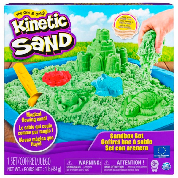 Kinetic Sand Set com Caixa de Areia - Imagem 2