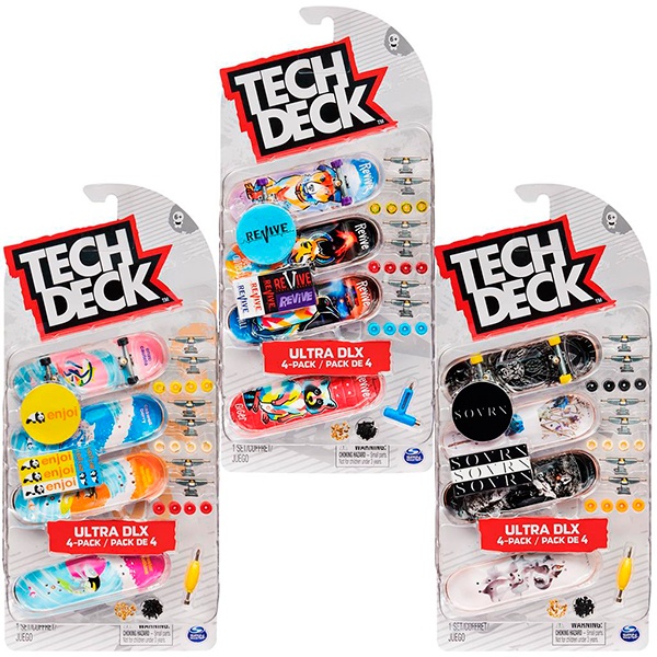 Tech Deck Pack 4 Monopatines - Imagen 3