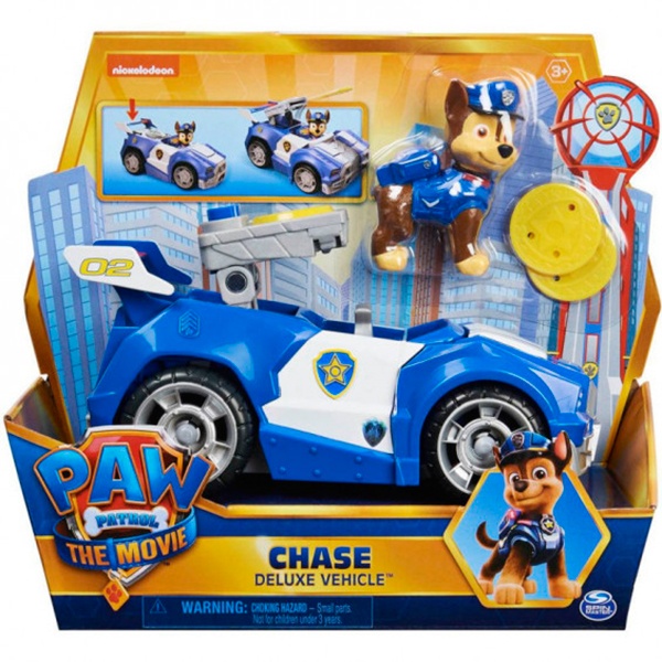 Paw Patrol Movie Vehicle i Figura Chase - Imatge 1