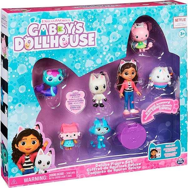 Gabby's Dollhouse Set 7 Figuras - Imagem 3