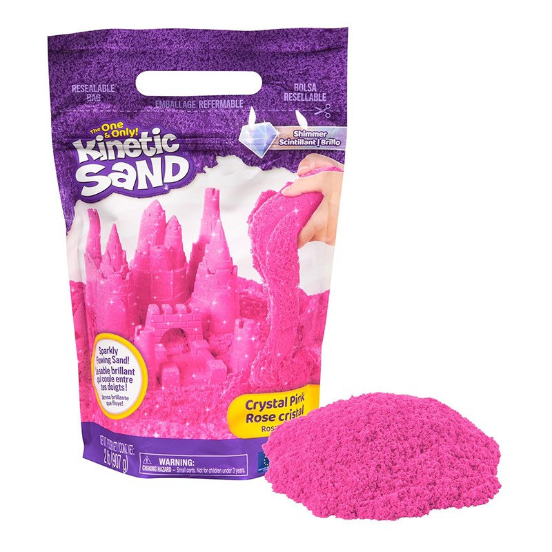 Kinetic Sand Bolsa Arena Rosa Brillante