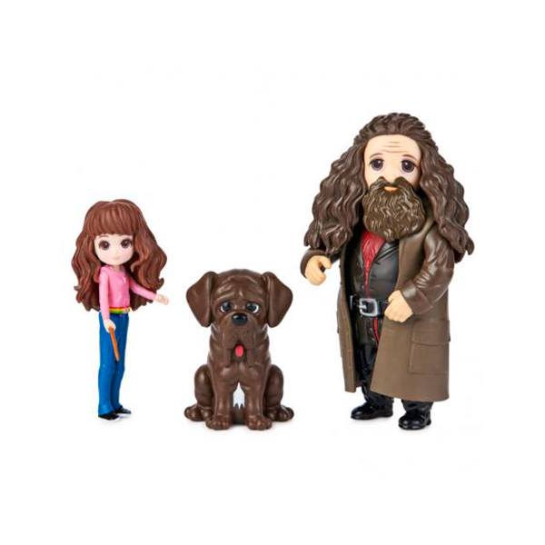 Harry Potter Set Figuras Hermione y Hagrid Wizarding World - Imagen 1