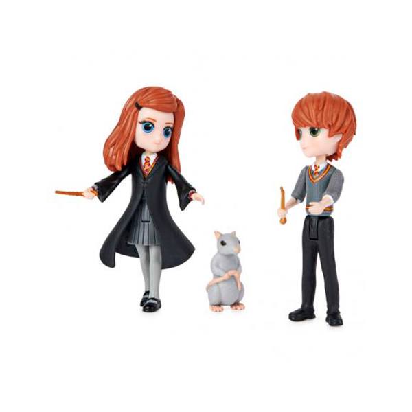 Harry Potter Set Figuras Ron y Ginny Wizarding World - Imagen 1