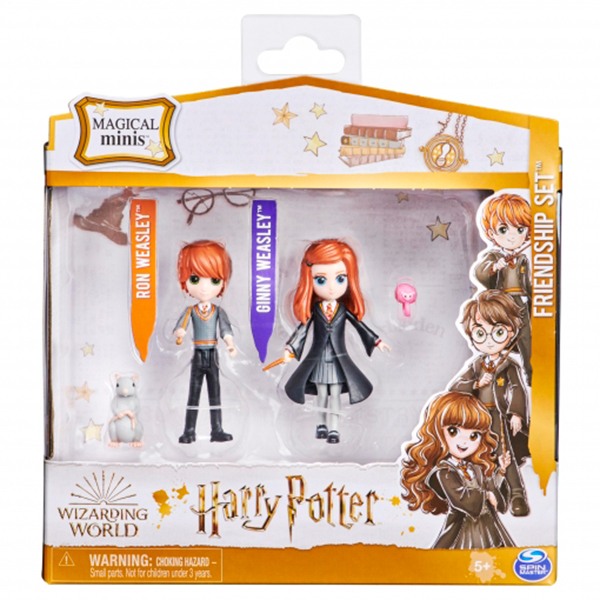 Harry Potter Set Figuras Ron y Ginny Wizarding World - Imagen 1