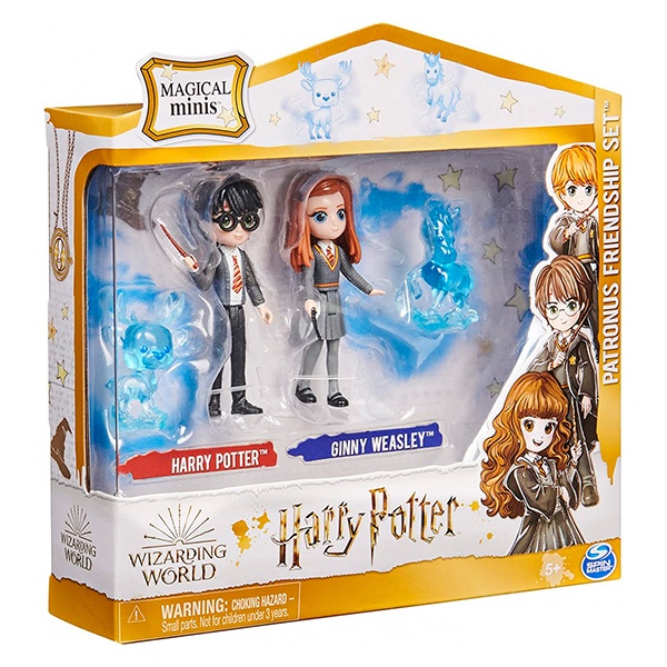 Harry Potter Set Figures Harry e Ginny Wizarding World - Imagem 1
