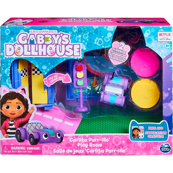  Gabby's Dollhouse - Muñeca de Gabby (edición de viaje) de La  casa de muñecas de Gabby con accesorios, 8 pulgadas, juguetes para niños a  partir de 3 años : Juguetes y Juegos