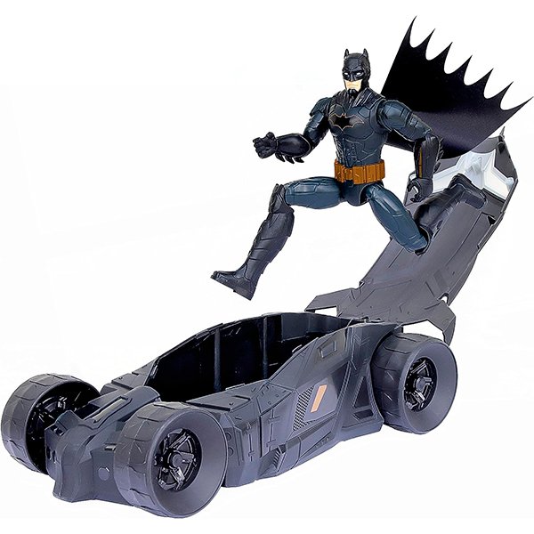 DC Batmóvil con Figura Batman 30cm - Imatge 1