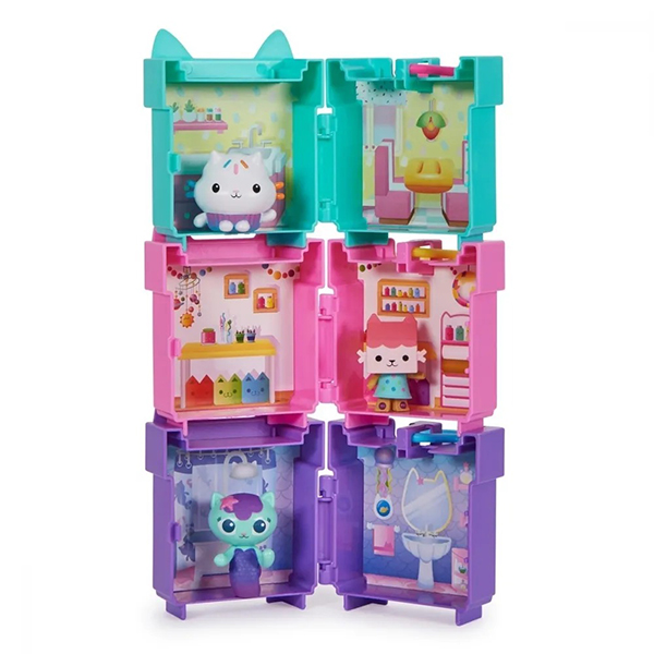 Gabby's Dollhouse Mini Playset com Chaveiro - Imagem 4