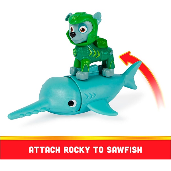 Paw Patrol Rocky y Pez Sierra Aqua Pups - Imatge 