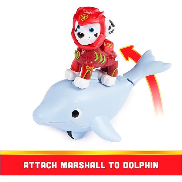 Paw Patrol Marshall y Delfín Aqua Pups - Imatge 