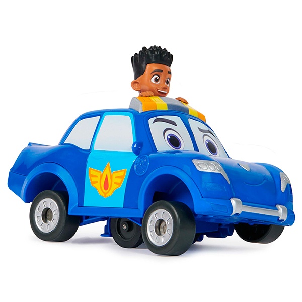 Disney Firebuds Jayden e Carro de Polícia Piston - Imagem 1