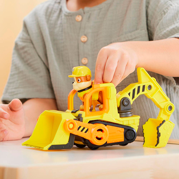 Patrulla Canina - Equipo Rubble Vehículo y Figura Rubble - Imagen 2