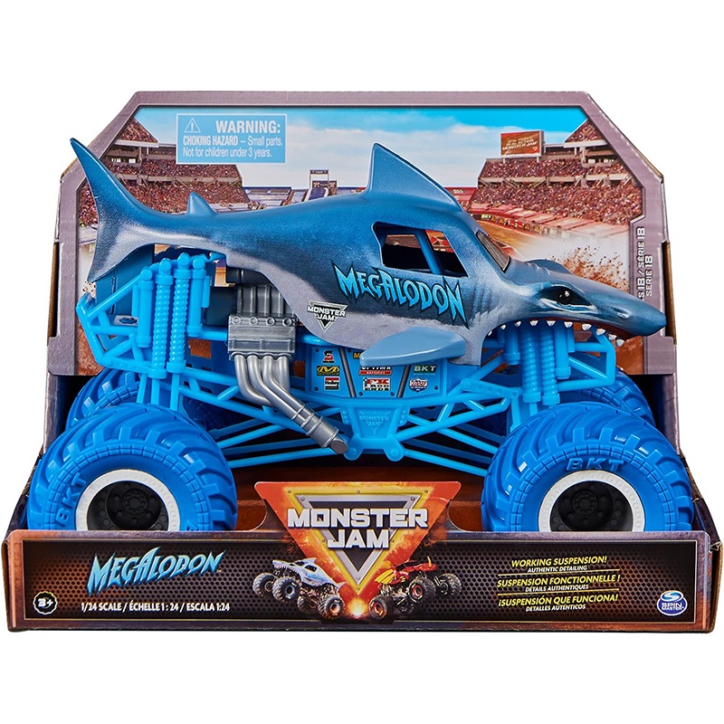 Monster Jam Megalodon Dark 1:24 - Imagem 1