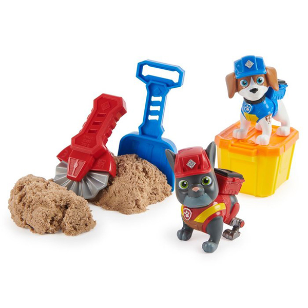 Patrulla Canina - Equipo Rubble Pack Figuras Charger y Wheeler - Imagen 1