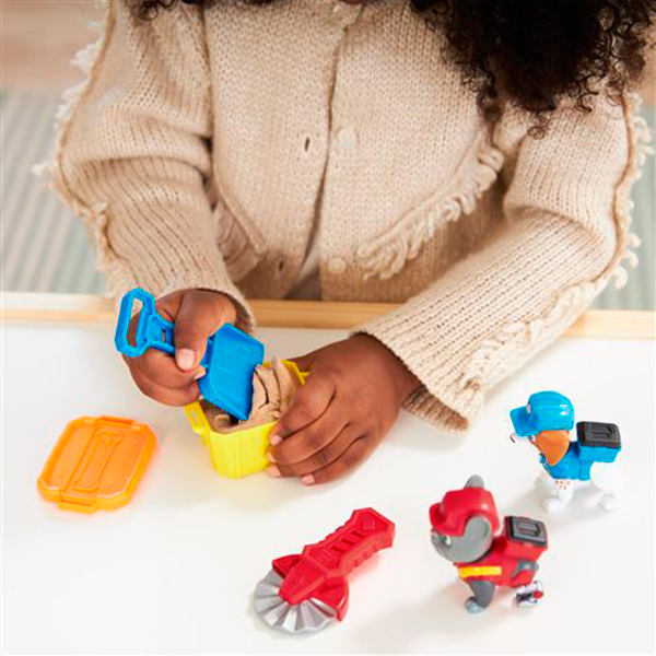 Patrulla Canina - Equipo Rubble Pack Figuras Charger y Wheeler - Imagen 3