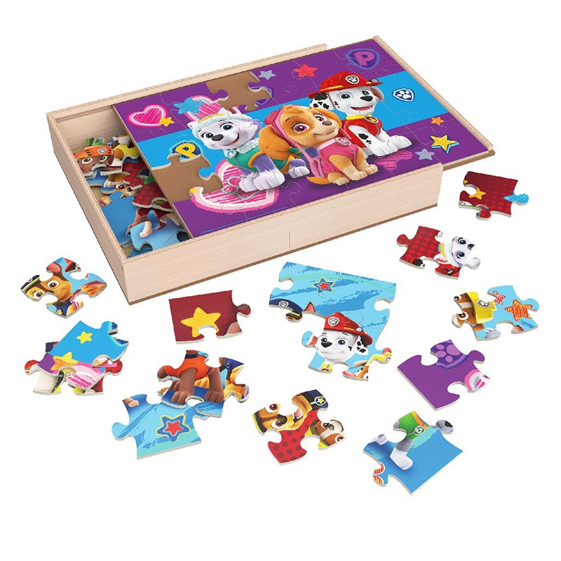 Puzzle Paw Patrol de Madera 3x24p - Imagen 1