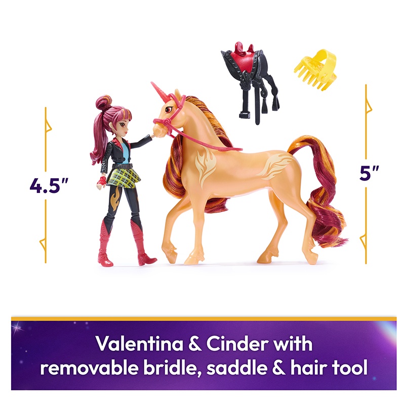 Unicorn Academy Figura Valentina y Cinder - Imagen 1