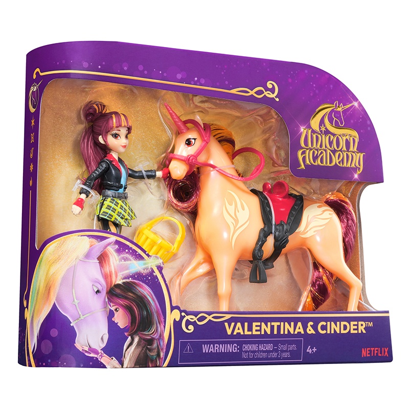 Unicorn Academy Figura Valentina y Cinder - Imagen 4