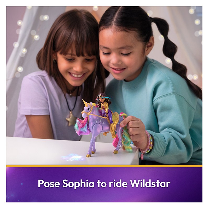 Unicorn Academy Figura Sophia e Wildstar com Luz - Imagem 4