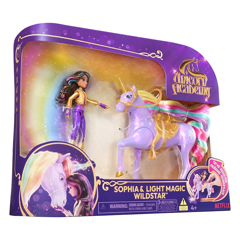 Unicorn Academy Figura Sophia e Wildstar com Luz - Imagem 7