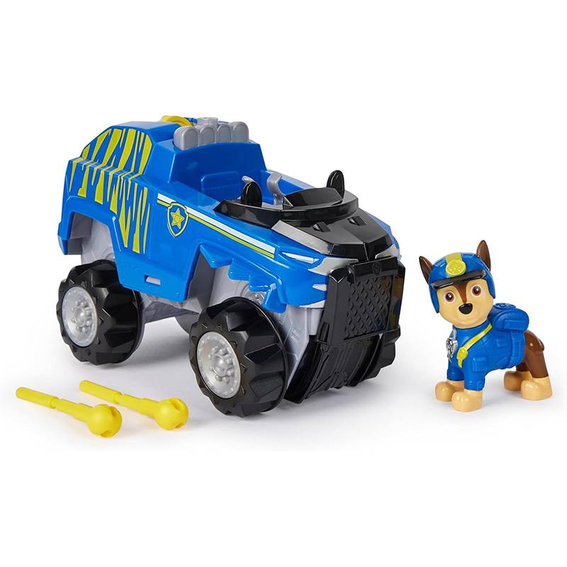 Paw Patrol Vehículo y Figura Chase Jungle Pups - Imagen 1