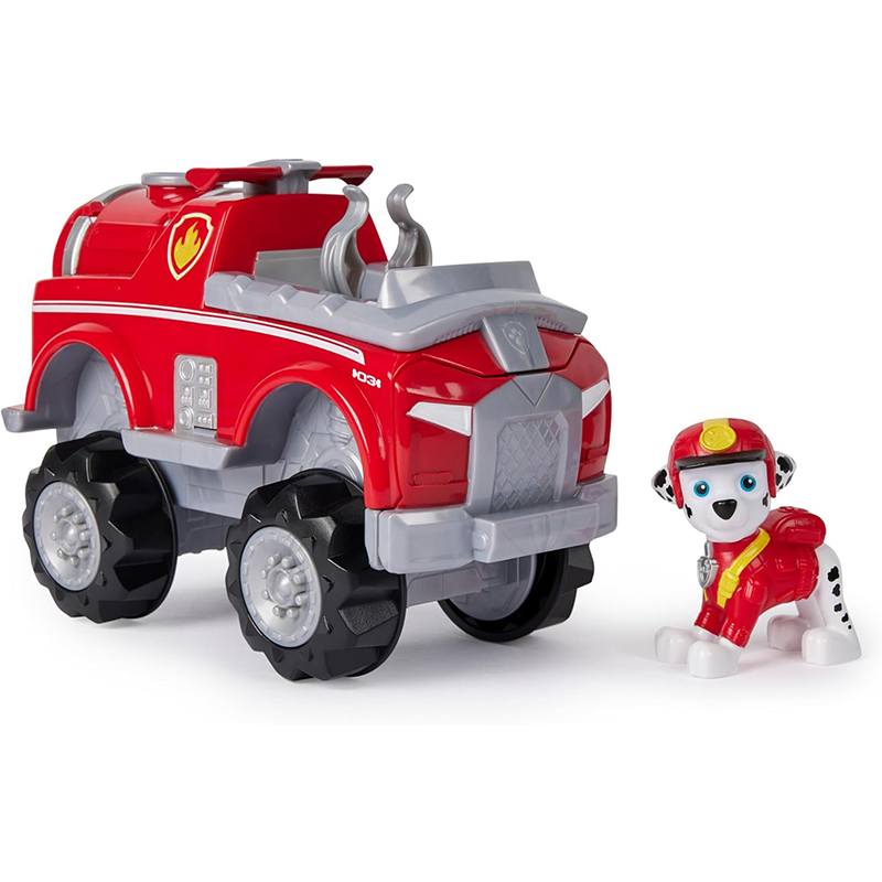 Paw Patrol Vehículo y Figura Marshall Jungle Pups - Imagen 1