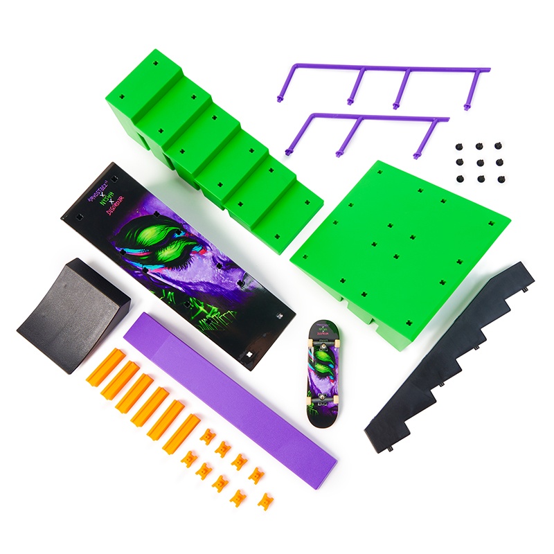 Tech Deck Playset Nyjah Rail Shredder - Imagen 2