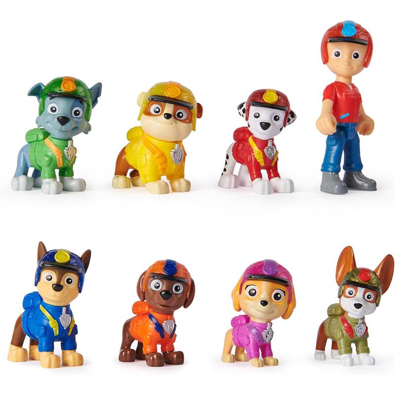 Patrulha Pata Pack 8 Figuras Jungle Pups - Imagem 1