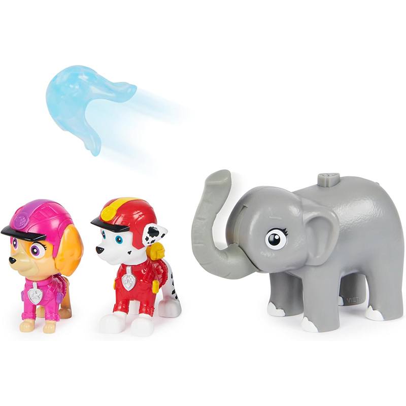 Paw Patrol Pack Figuras Marshall Skye y Elephant Jungle Pups - Imagen 2