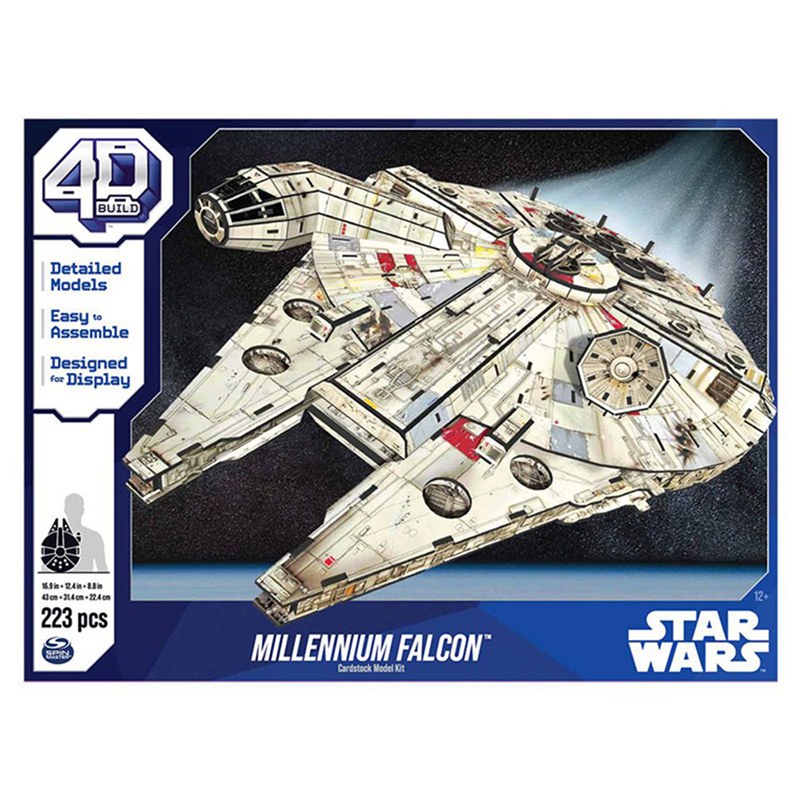 Star Wars Puzzle 4D - maqueta Halcón Milenario - Imagen 1