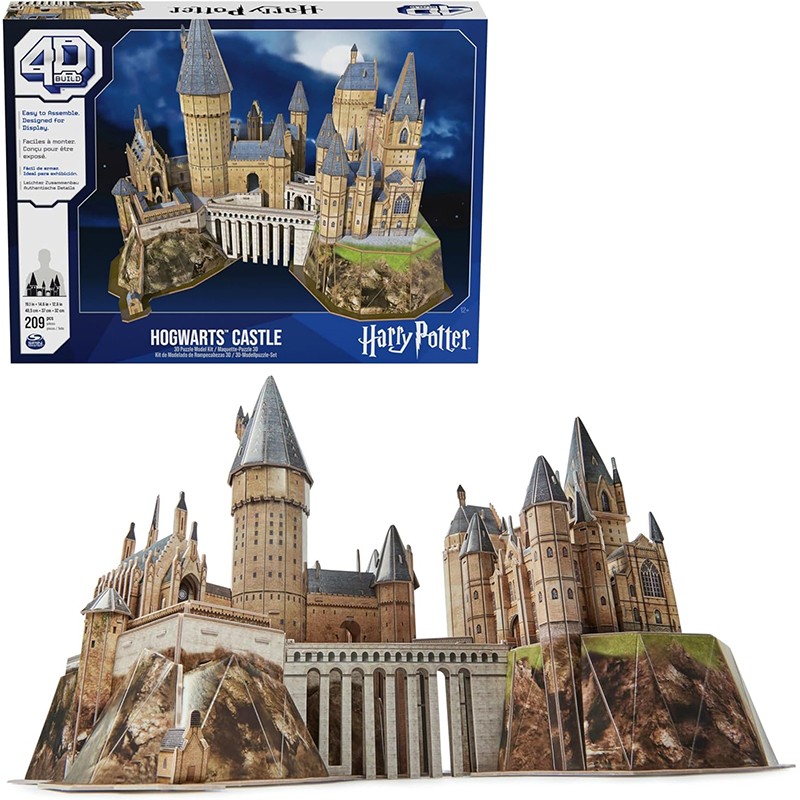 Harry Potter puzzle 4D castelo de Hogwarts