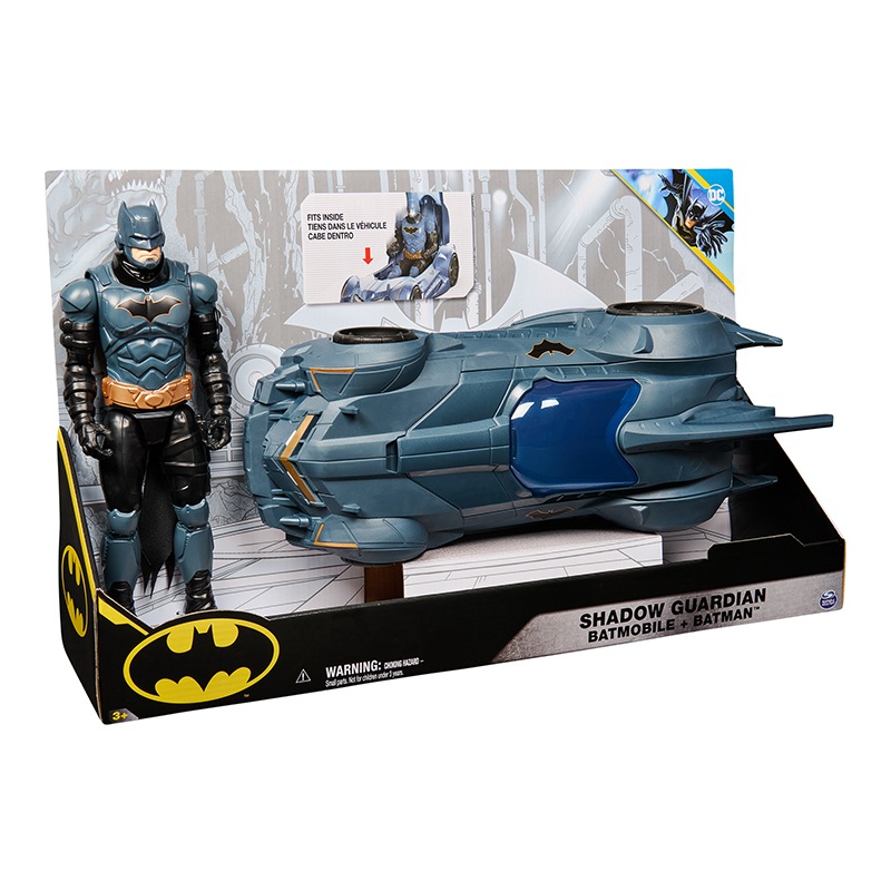 Batmóvil Shadow Guardian con Figura Batman 30cm - Imagen 6