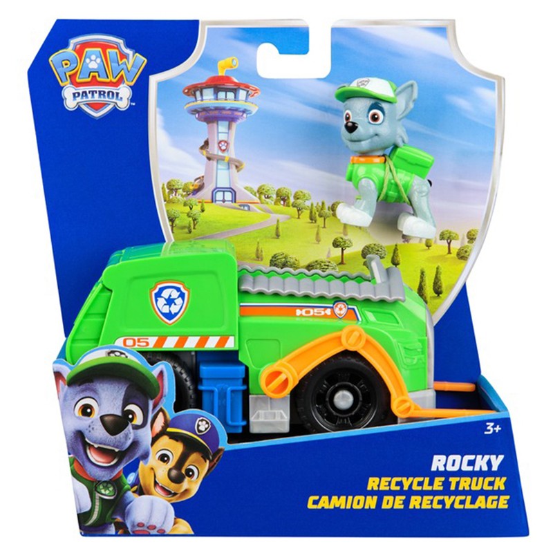 Paw Patrol Camión de Reciclaje Rocky