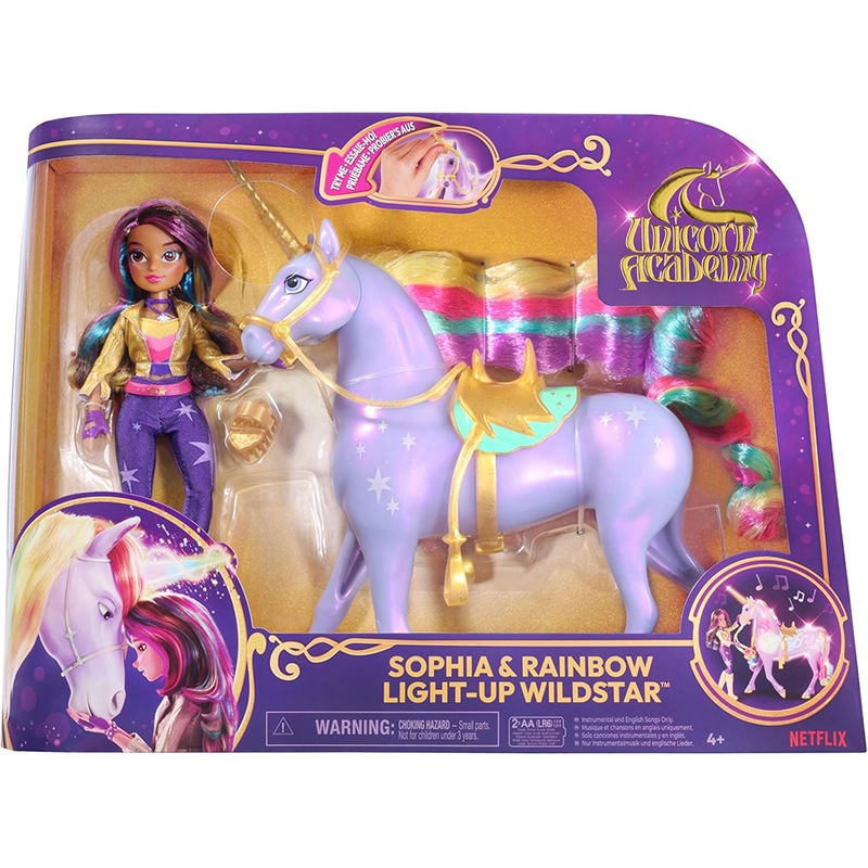 Academia Unicornio Sophia y Rainbow luminoso - Imagen 1