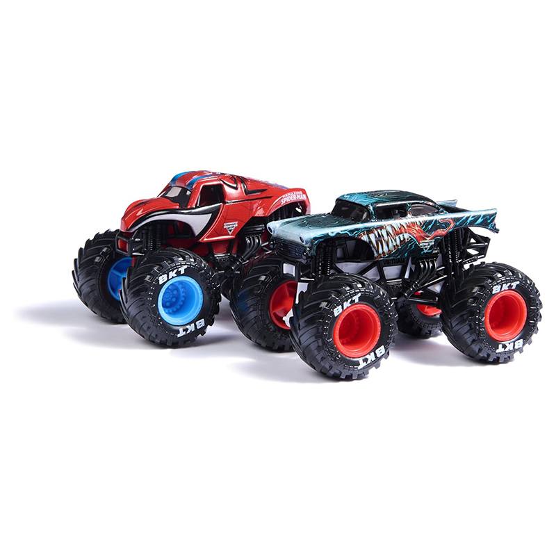 Monster Jam Pack Venom vs Spiderman 1:64 - Imagen 1