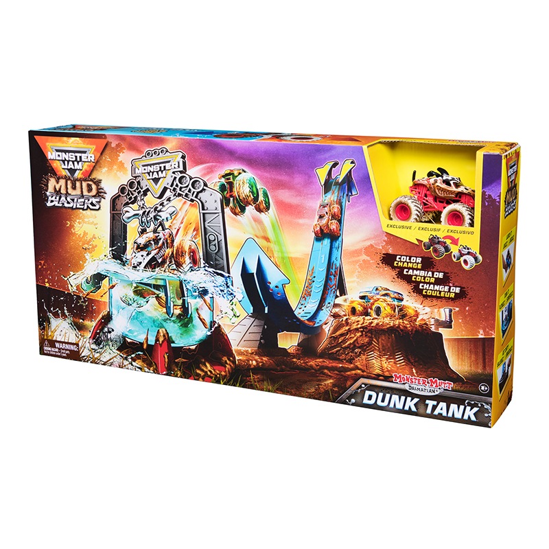 Monster Jam Vehículo Mud Blasters Dunk Tank
