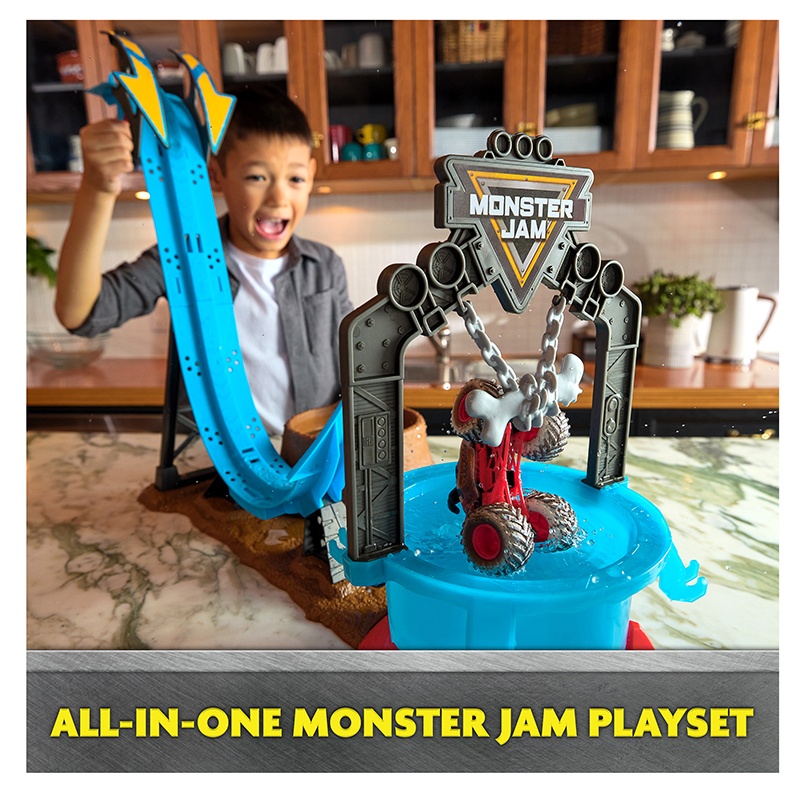 Monster Jam Vehículo Mud Blasters Dunk Tank - Imagen 2