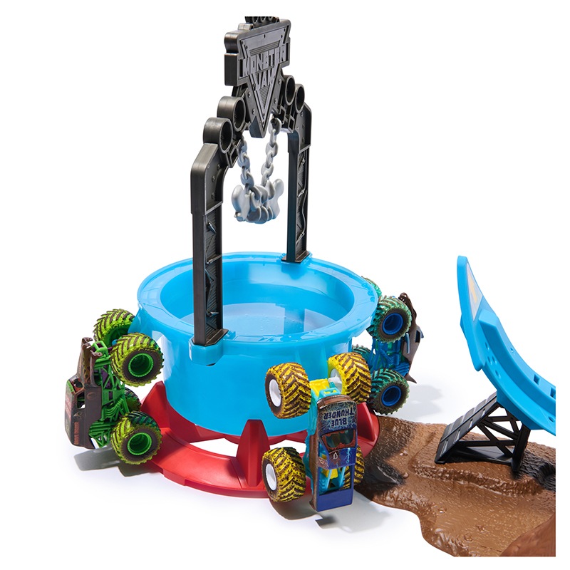 Monster Jam Vehículo Mud Blasters Dunk Tank - Imagen 6