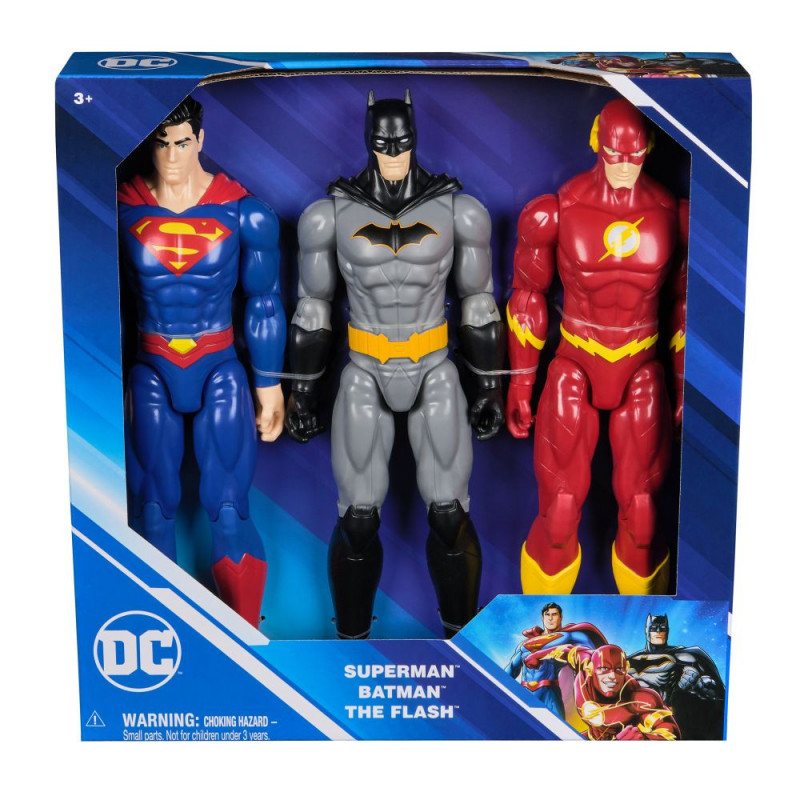 DC Comics Pack 3 Figuras 30cm - Imagem 1