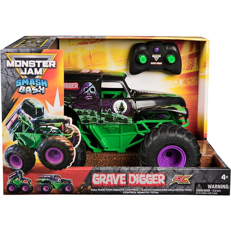 Monster Jam Smash and Bash Grave Digger RC
